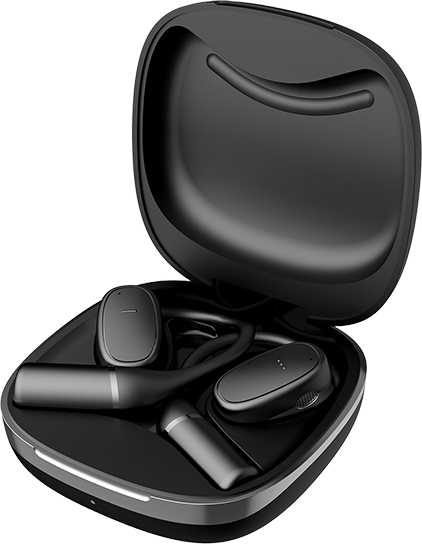 Viking bluetooth sluchátka s mikrofonem V49, černá