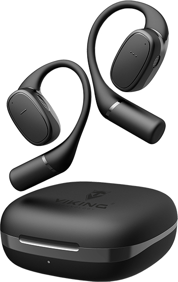 Viking bluetooth sluchátka s mikrofonem V49, černá
