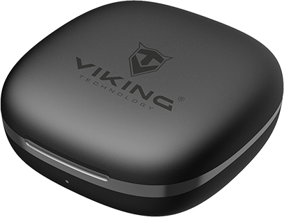 Viking bluetooth sluchátka s mikrofonem V49, černá