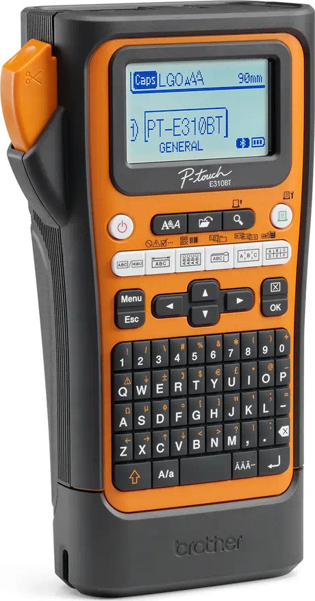 BROTHER tiskárna štítků PT-E310BTVP - 18mm, pásky, mobilní, s pouzdrem, Tiskárna Štítků pro průmysl a elekt - popisovač