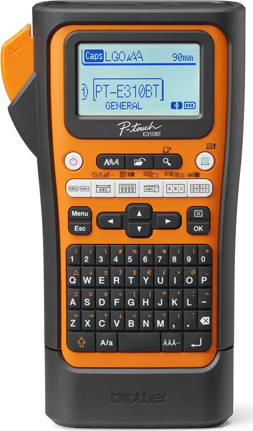 BROTHER tiskárna štítků PT-E310BTVP - 18mm, pásky, mobilní, s pouzdrem, Tiskárna Štítků pro průmysl a elekt - popisovač
