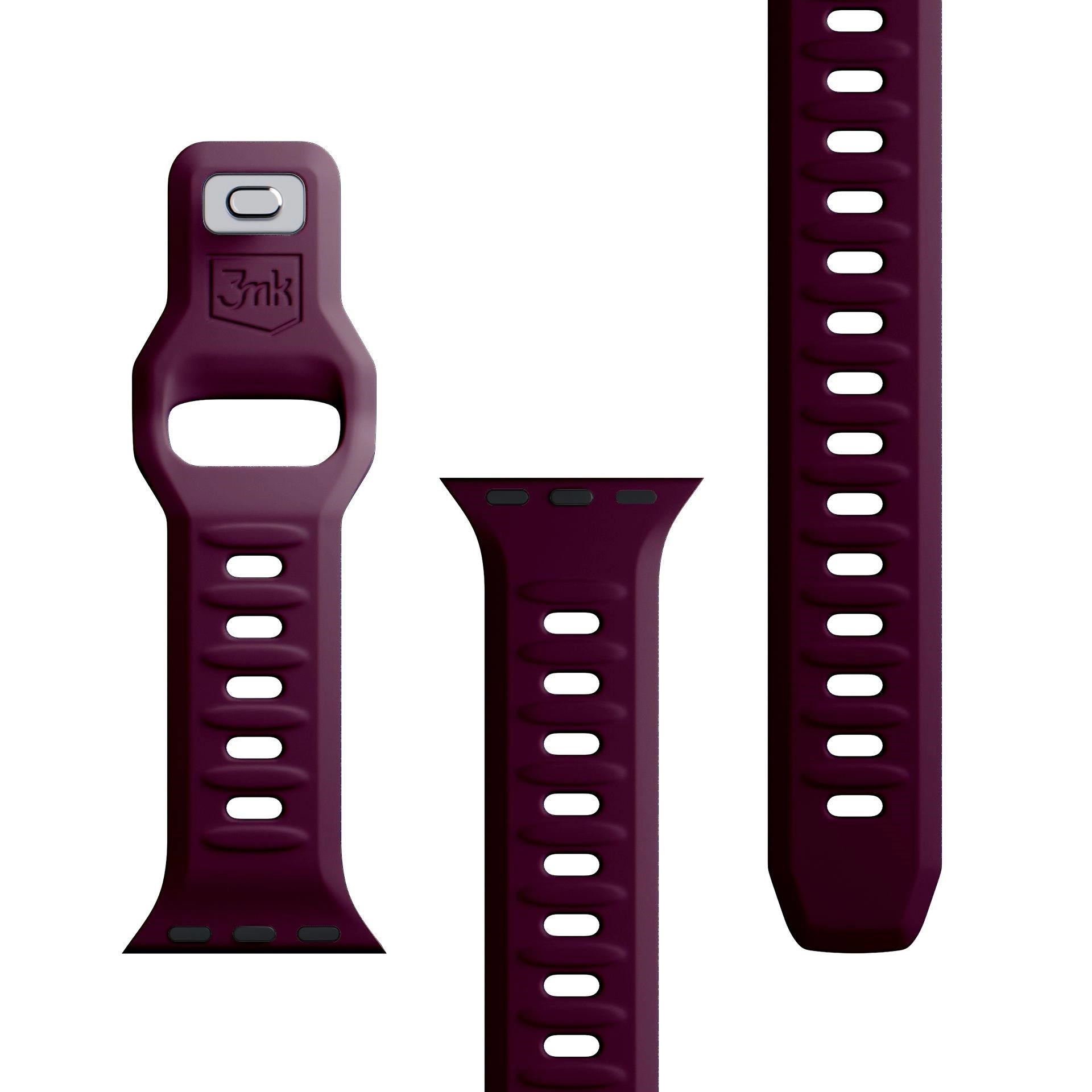 3mk řemínek Watch Strap pro Apple 38/40/41 mm Mulberry