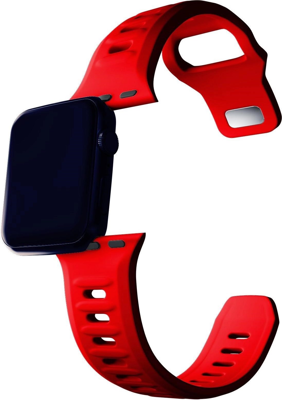 3mk řemínek Watch Strap pro Apple 38/40/41 mm Red