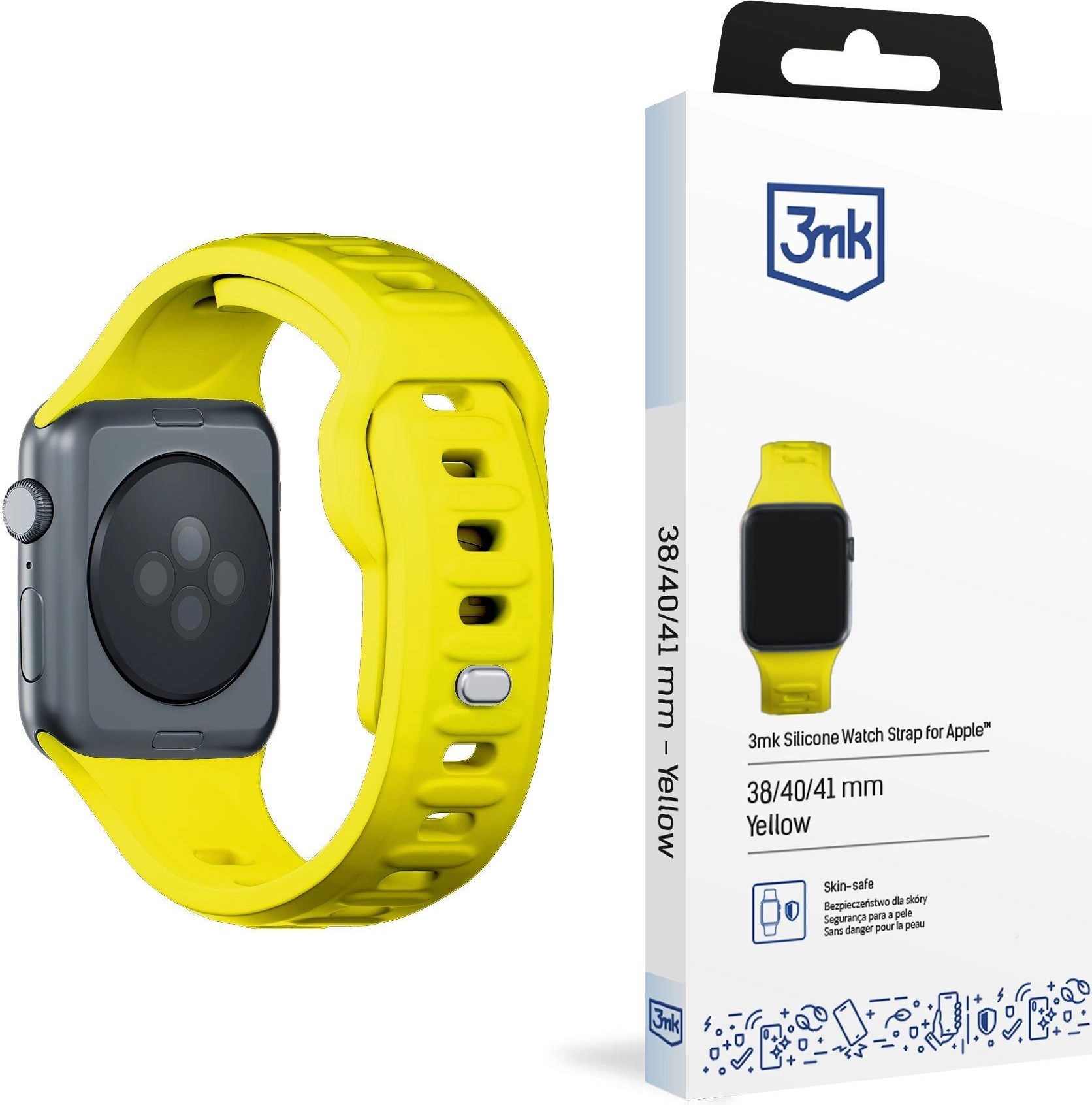 3mk řemínek Watch Strap pro Apple 38/40/41 mm Yellow