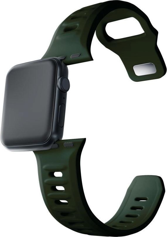 3mk řemínek Watch Strap pro Apple 42/44/45/49 mm Dark Green