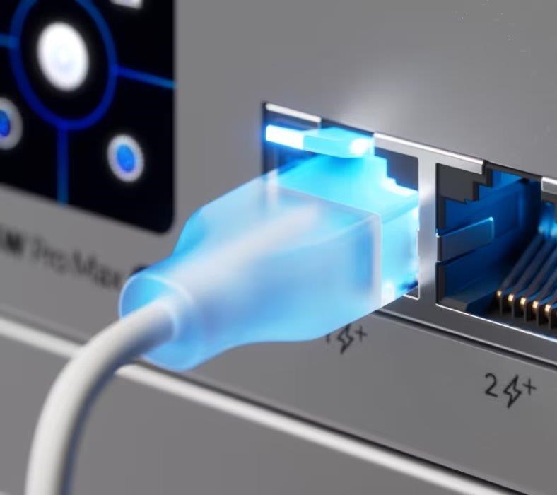 Ubiquiti UBNT UniFi Etherlighting Patch kabel 0,15m, bílý