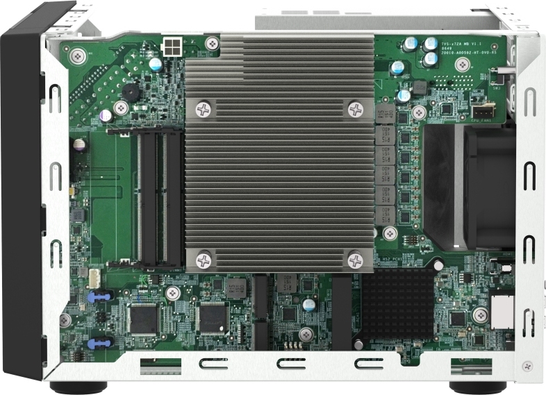 QNAP TVS-h874-i7-32G (12core (i7), ZFS, 32GB RAM, 8x SATA, 2x M.2 NVMe, 2x PCIe, 2x 2,5GbE, HDMI 4K)
