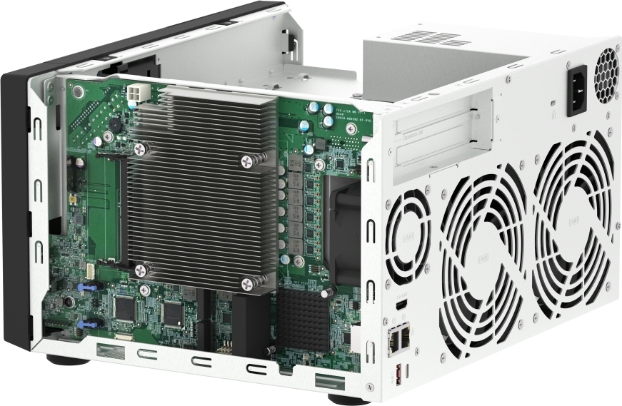 QNAP TVS-h874-i7-32G (12core (i7), ZFS, 32GB RAM, 8x SATA, 2x M.2 NVMe, 2x PCIe, 2x 2,5GbE, HDMI 4K)