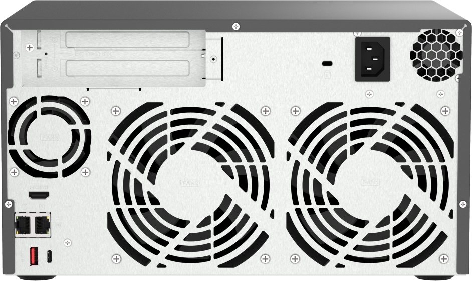 QNAP TVS-h874-i7-32G (12core (i7), ZFS, 32GB RAM, 8x SATA, 2x M.2 NVMe, 2x PCIe, 2x 2,5GbE, HDMI 4K)