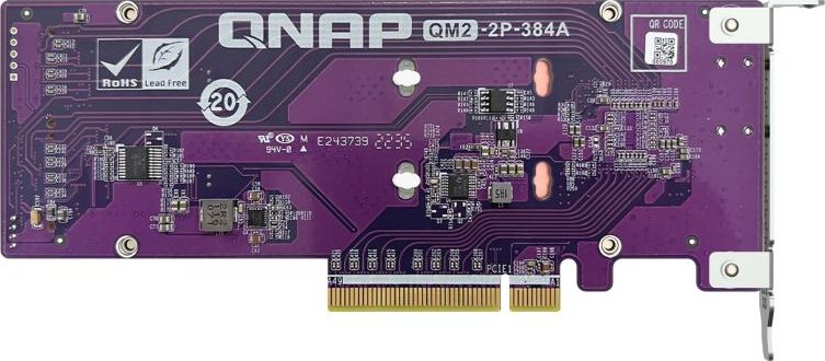 QNAP QM2 Card - QM2-2P-384A