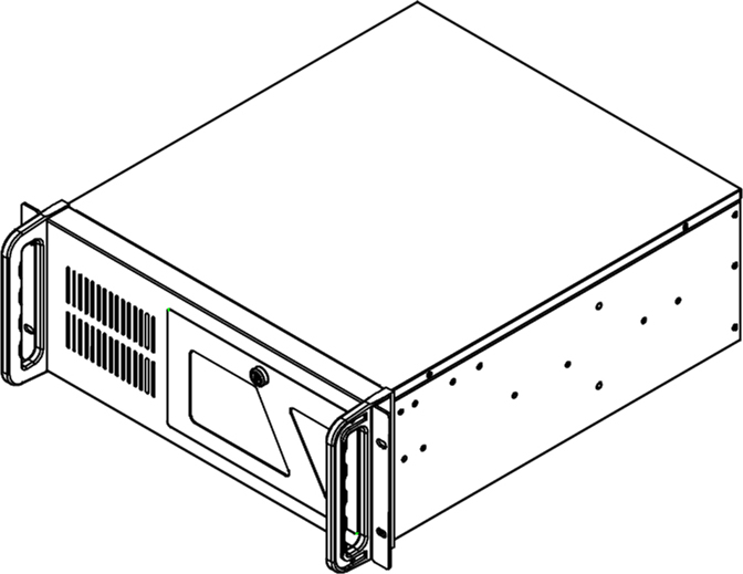 DATACOM 19" Case IPC 4U/485mm Šedý bez PSU