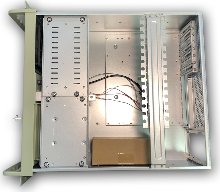 DATACOM 19" Case IPC 4U/485mm Šedý bez PSU