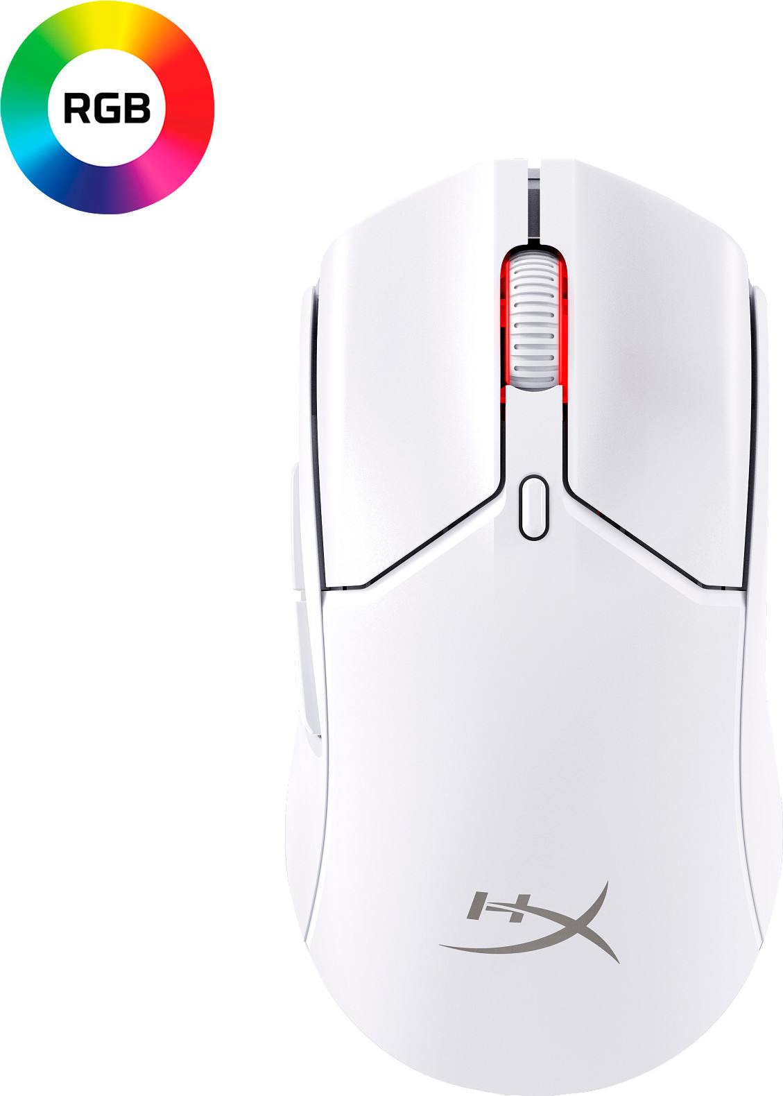 HP Inc. HyperX Pulsefire Haste 2 Mini Wireless White Gaming Mouse - Myš