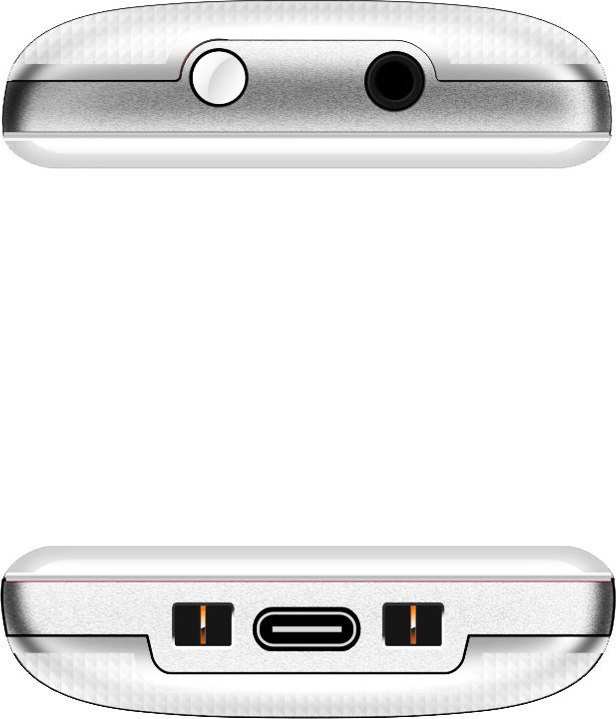 EVOLVEO EasyPhone, mobilní telefon pro seniory s nabíjecím stojánkem, bílá