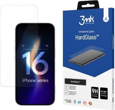 3mk tvrzené sklo HardGlass pro Apple iPhone 16