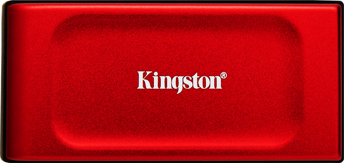 Kingston Externí SSD 1TB XS1000, USB 3.2, červená
