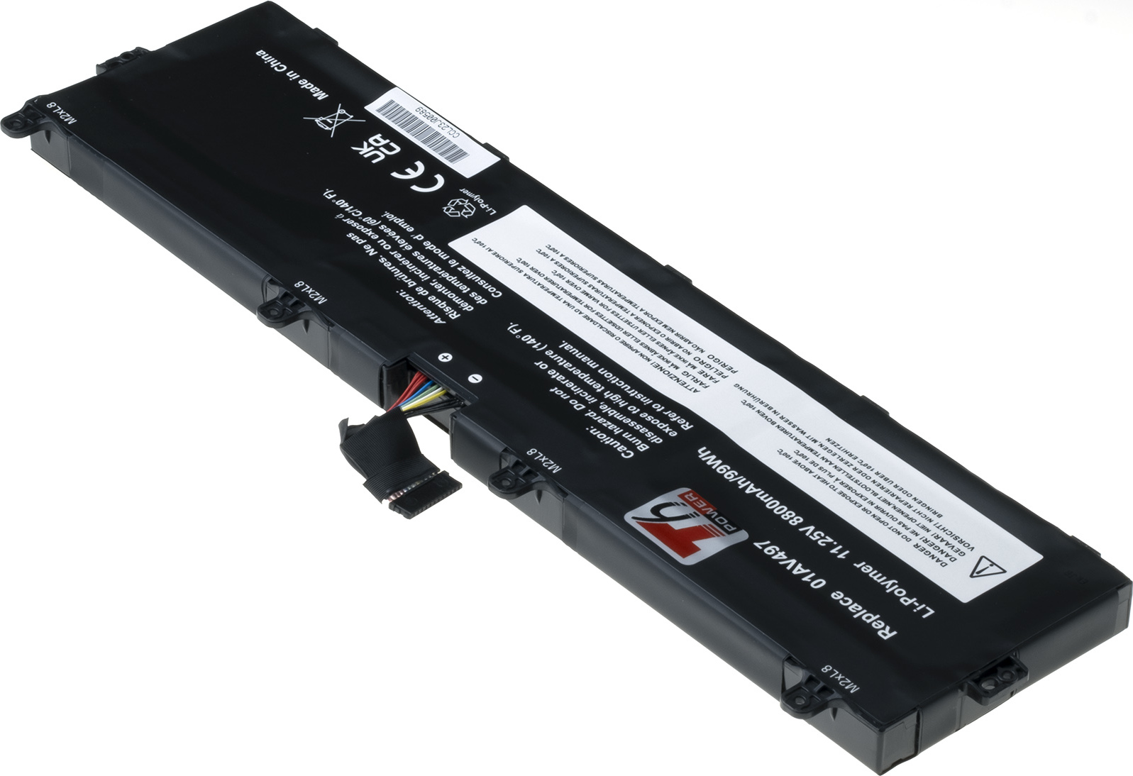 Baterie T6 Power pro Lenovo ThinkPad P72, ThinkPad P73, 8800mAh, 99Wh, 6cell, Li-Pol