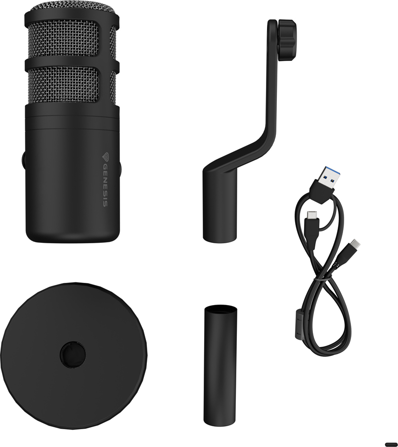Streamovací mikrofon Genesis Radium 350D Dynamic, USB