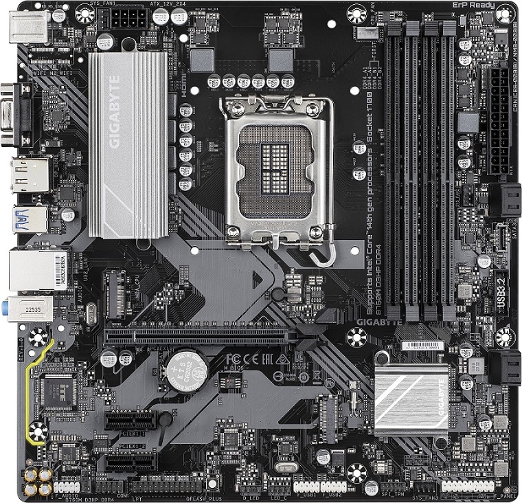 GIGABYTE MB Sc LGA1700 B760M D3HP DDR4, Intel B760, 4xDDR4, 1xDP, 1xHDMI, 1xVGA, mATX