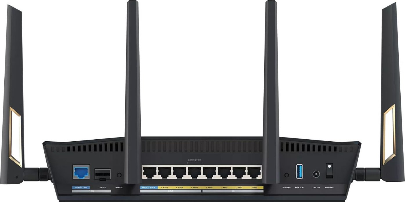 ASUS RT-BE88U Wi-Fi 7 Extendable Router, AiMesh, 4G/5G Mobile Tethering