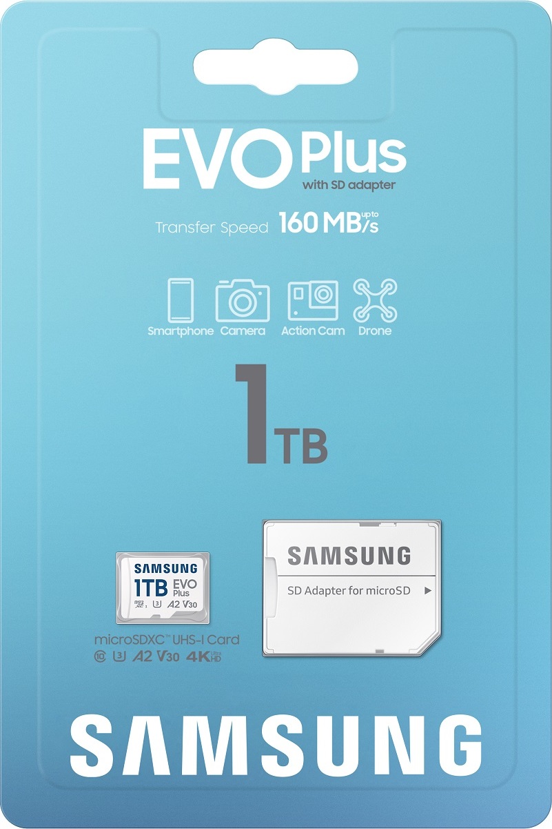 Samsung micro SDXC karta 1 TB EVO Plus + SD adaptér