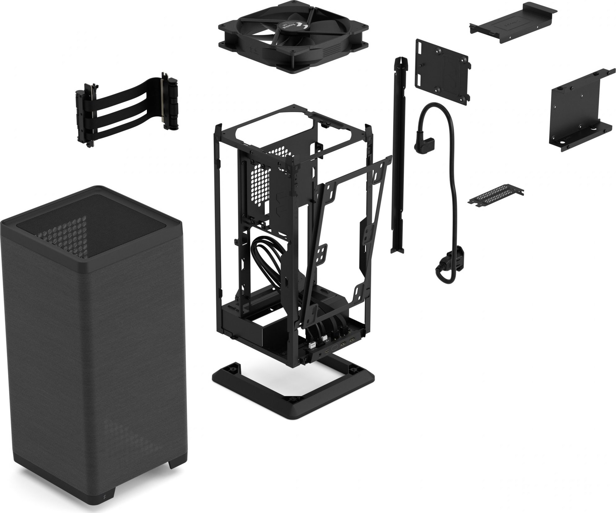Fractal Design Fractal Mood/Mini ITX/Černá