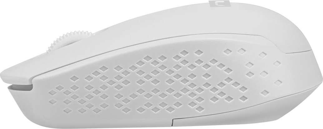 Myš Natec STORK/Kancelářská/Optická/1 600 DPI/Bezdrátová USB/Bílá