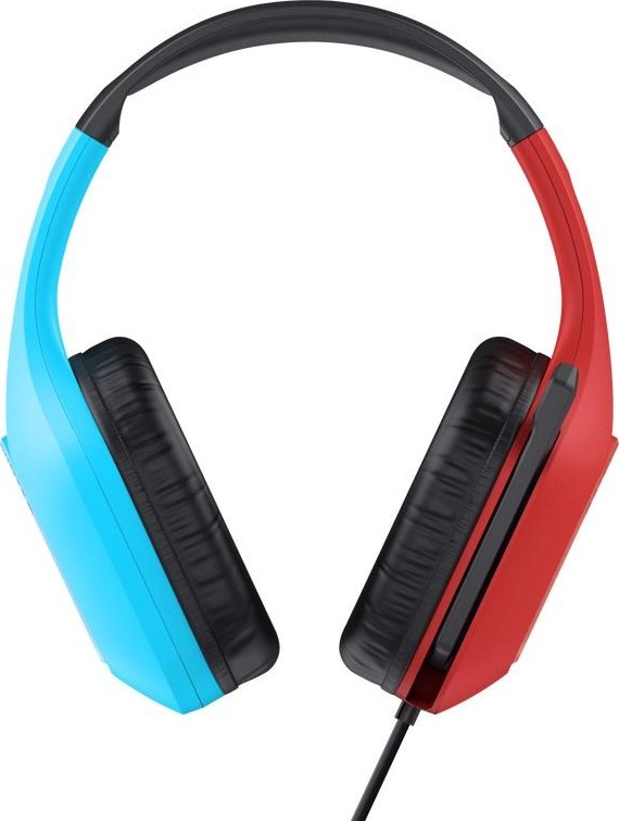 TRUST Herní sluchátka GXT 416S ZIROX, pro Nintendo Switch, modro-červená