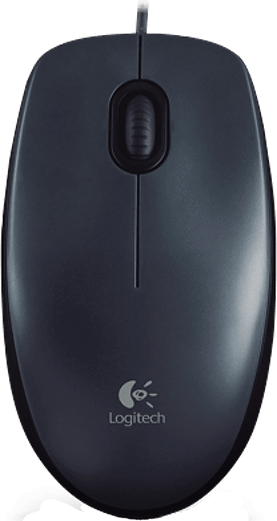 LOGITECH OEM Logitech M90/Kancelářská/Optická/1 000 DPI/Drátová USB/Černá