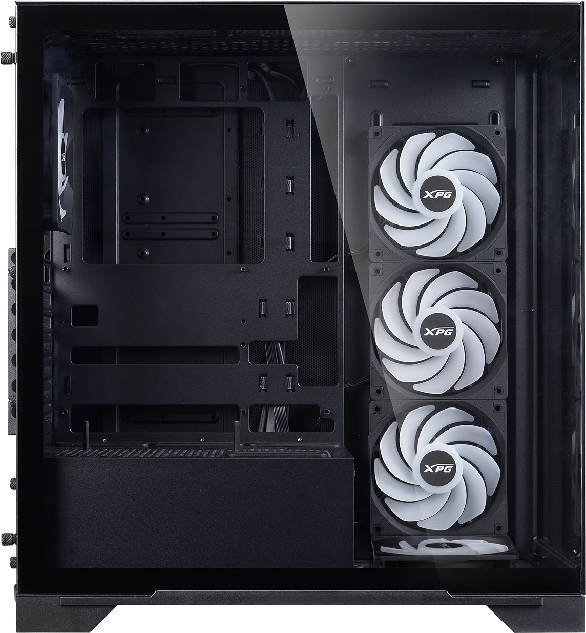 ADATA XPG case INVADER X BTF Mid-Tower, bez zdroje, 5x 120mm Fan, Černá