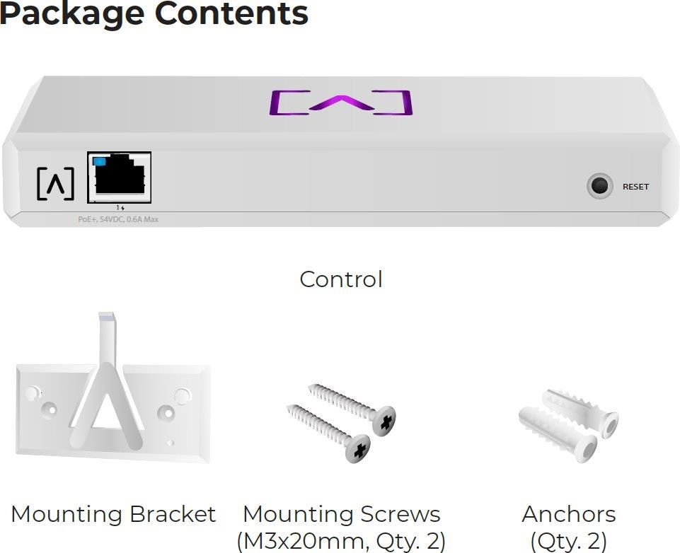 Ubiquiti Alta Labs CONTROL, Lokální network controller