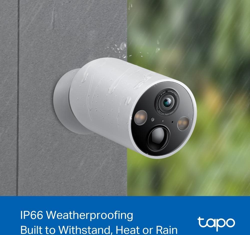 TP-Link Tapo C425 set 4x venkovní kamera C425 (4MP, 2K QHD, 1440p, IR 15m, WiFi, micro SD card, IP66)