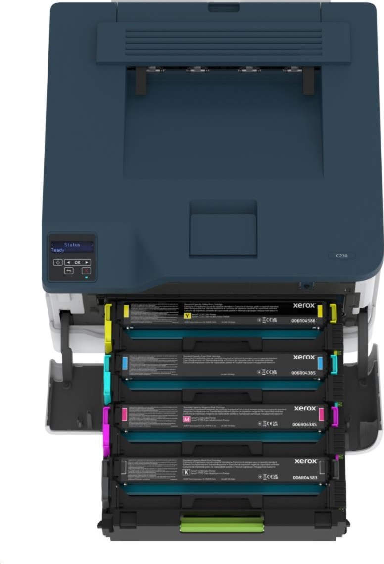 Xerox C230V_DNI, farebný laser. tlačiareň, A4,22 str./min,WiFi/USB/Ethernet,256 MB RAM, Apple AirPrint