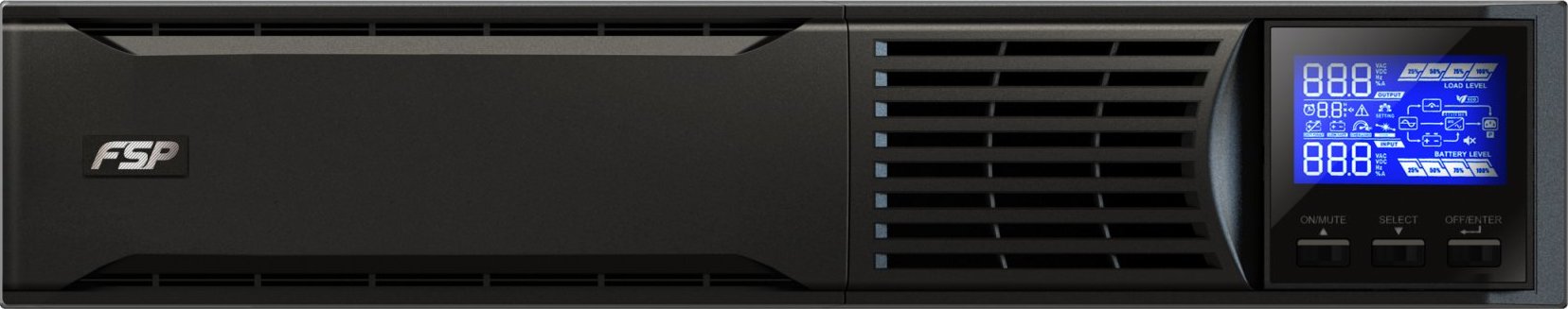 FSP UPS CHAMP 3K rack/tower, 2U, IEC, 3000 VA/2700 W, online