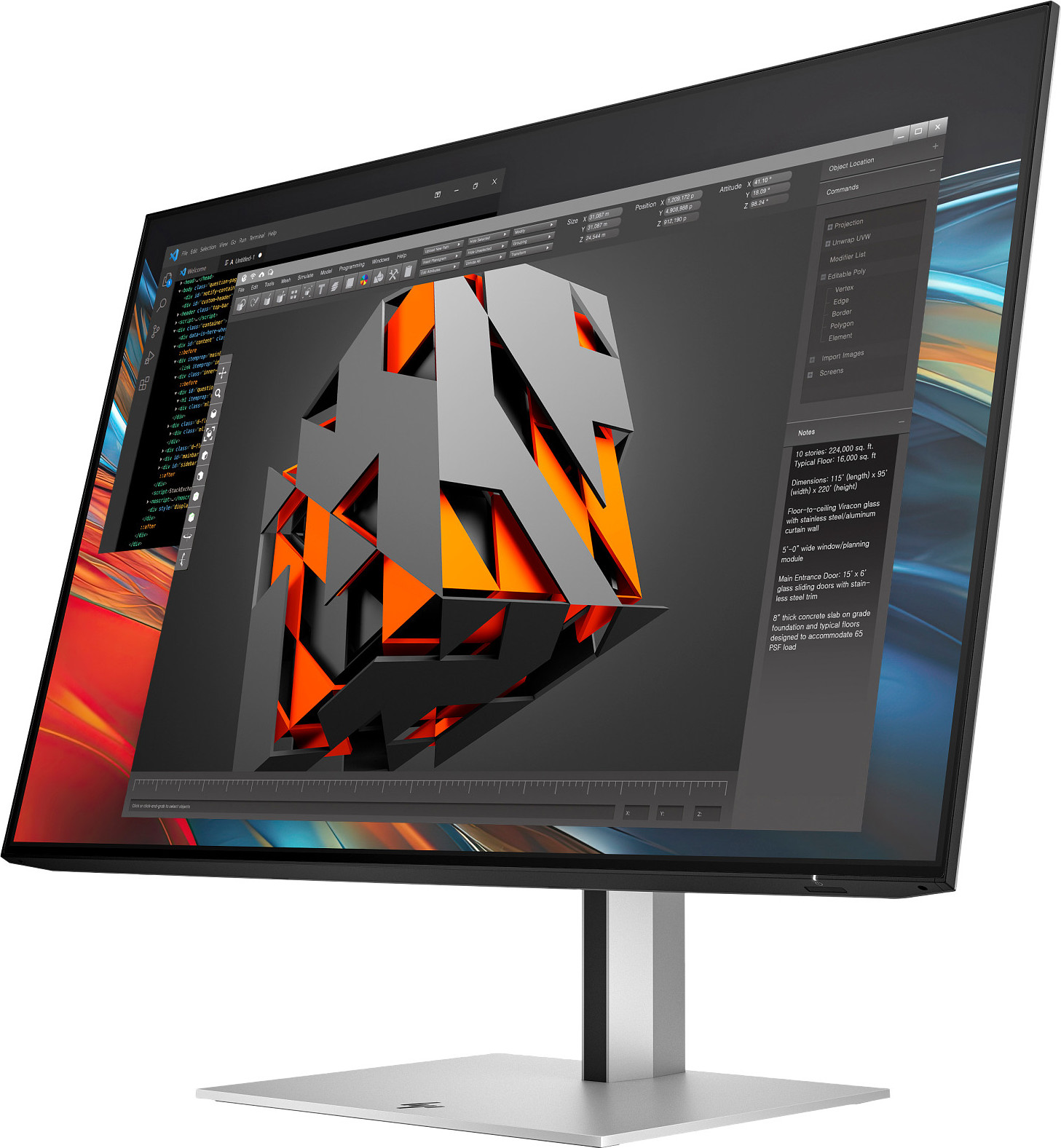 HP Inc. HP LCD 724pn 24" (1920x1200), IPS,16:10,350nits, 5ms,1500:1,DP, HDMI, DP out, 4xUSB3.2)