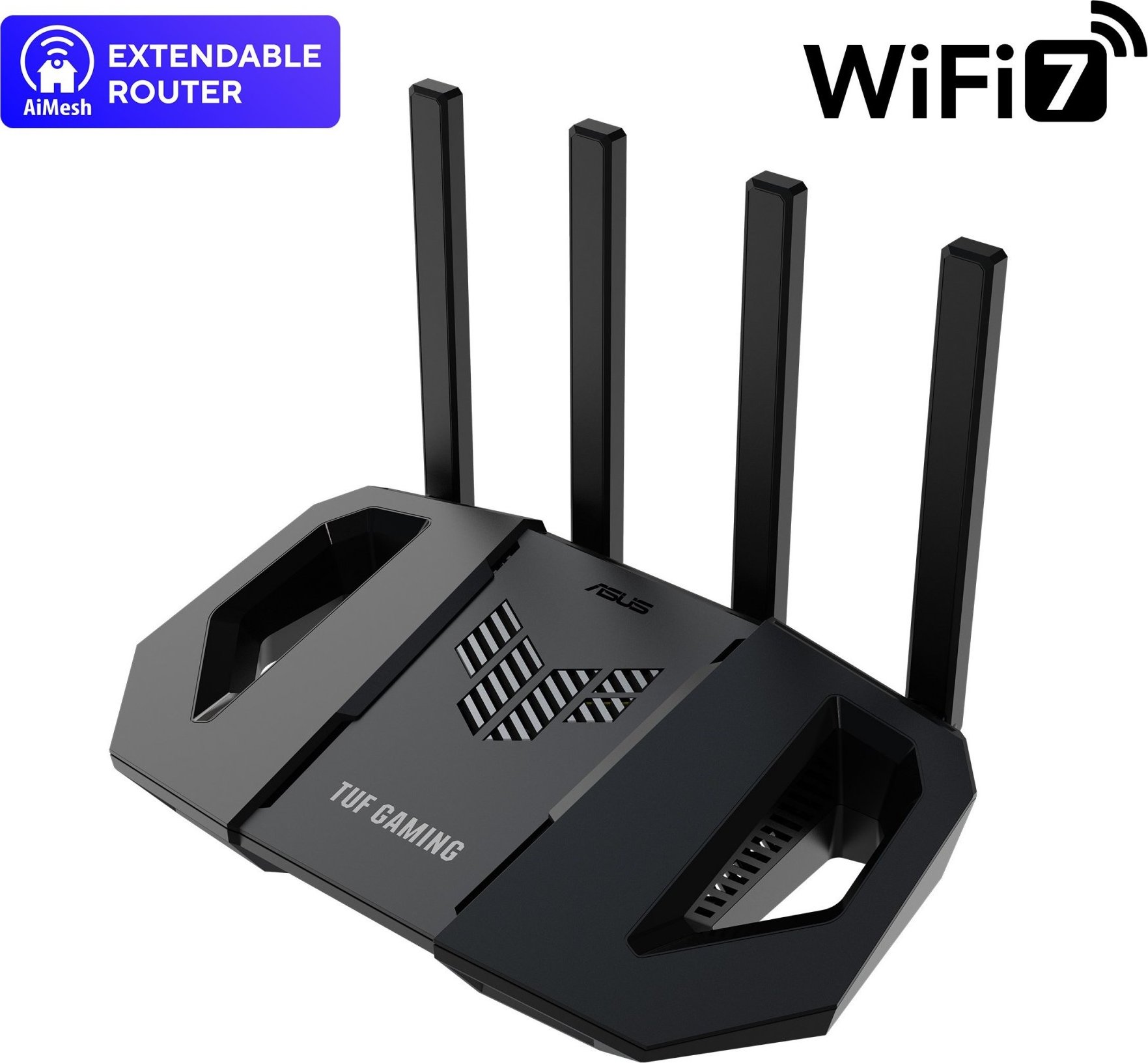 ASUS TUF-BE3600 (BE3600) WiFi 7 Extendable Gaming Router, 2.5G porty, AiMesh