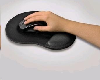 Hama Ergonomická gélová podložka pod myš Hama, čierna