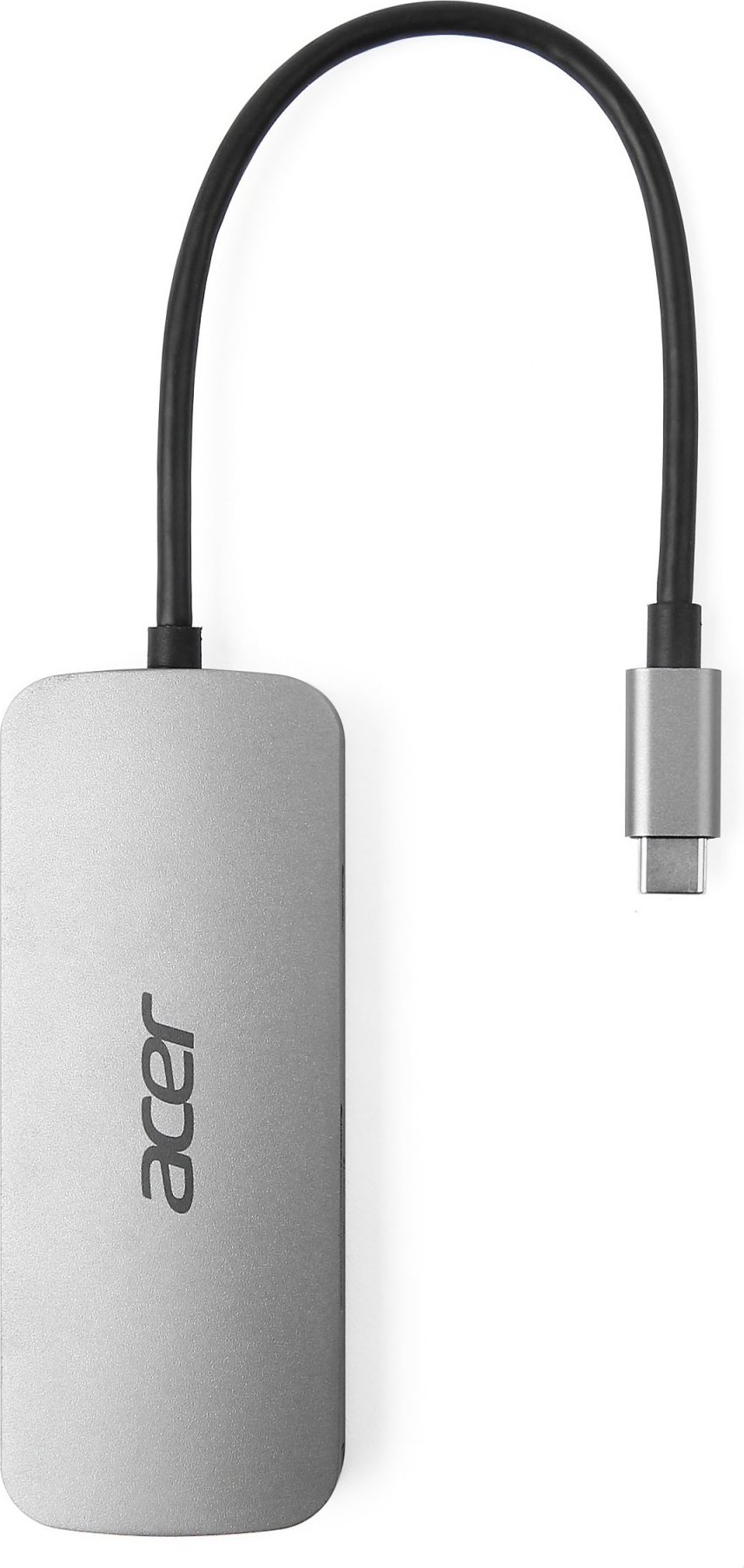 ACER Dokovací stanice 7in1 Type-C dongle, 1x HDMI, 3x USB-A 3.2 Gen1, 1x SD 3.0, 1x microSD, 1x USB-C, silver