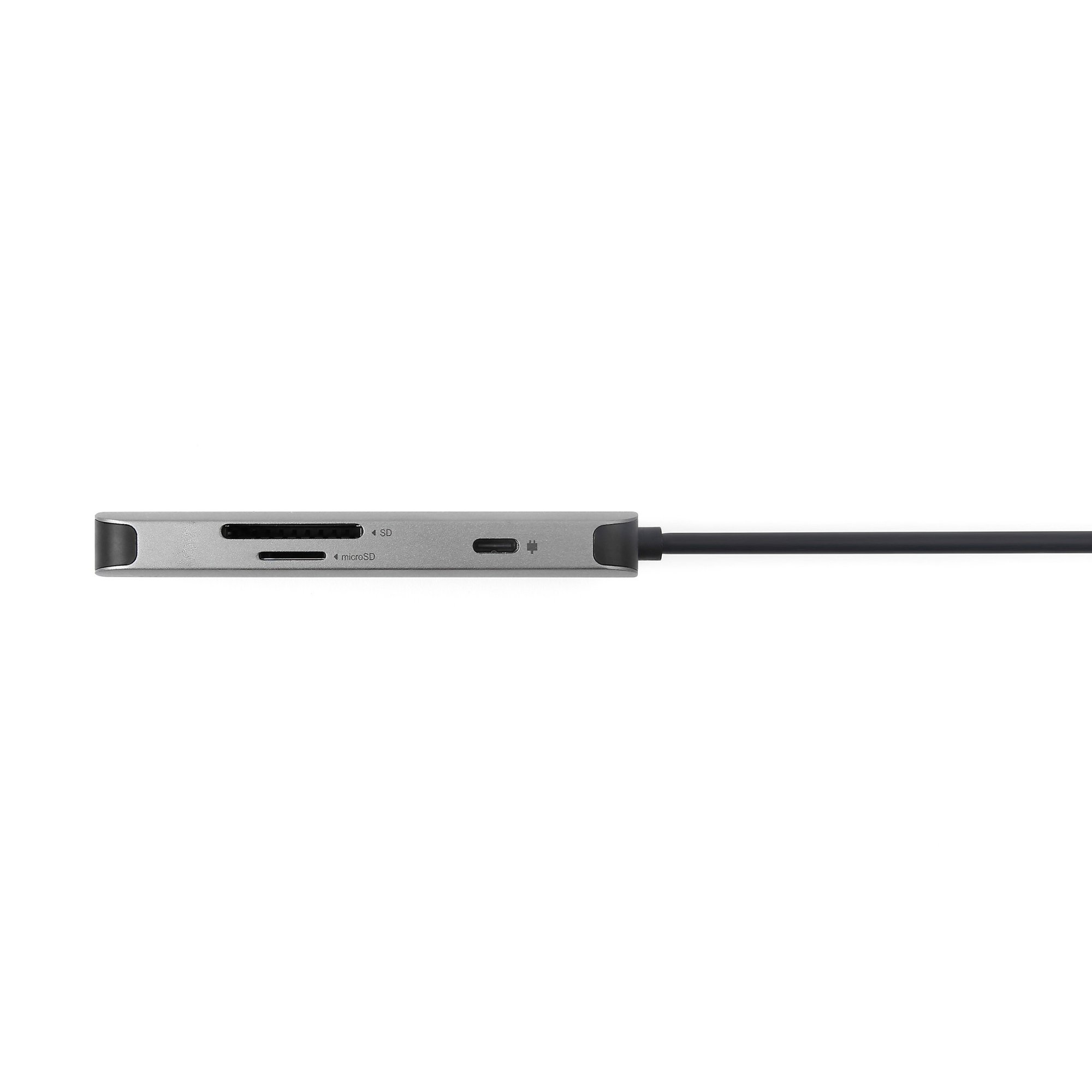ACER Dokovací stanice 7in1 Type-C dongle, 1x HDMI, 3x USB-A 3.2 Gen1, 1x SD 3.0, 1x microSD, 1x USB-C, silver