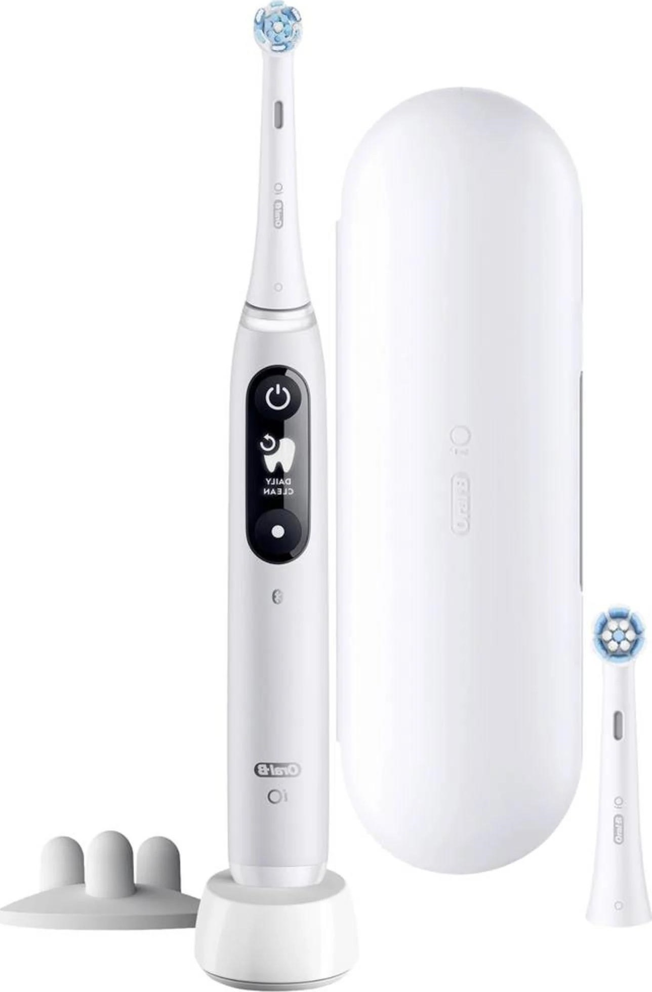 Oral-B iO Series 6s elektrický zubní kartáček, časovač, tlakový senzor, 5 programů, aplikace Oral-B, bílá