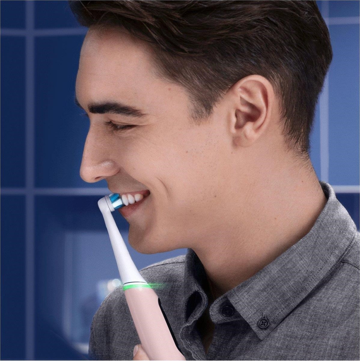 Oral-B iO Series 6s elektrický zubní kartáček, časovač, tlakový senzor, 5 programů, aplikace Oral-B, růžová
