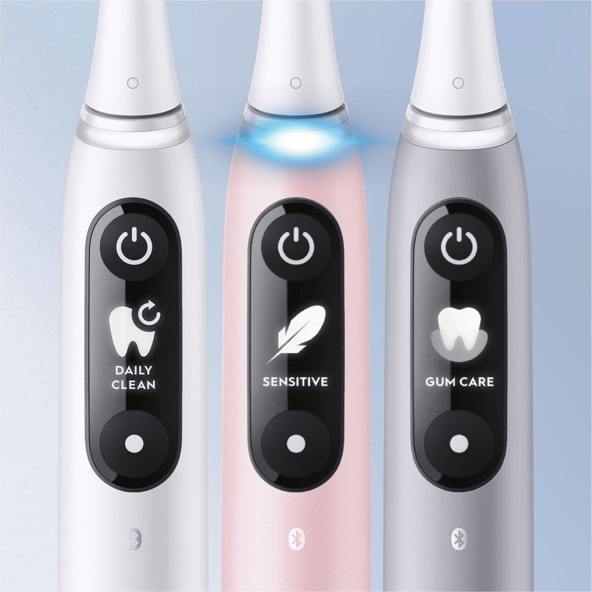 Oral-B iO Series 6s elektrický zubní kartáček, časovač, tlakový senzor, 5 programů, aplikace Oral-B, růžová