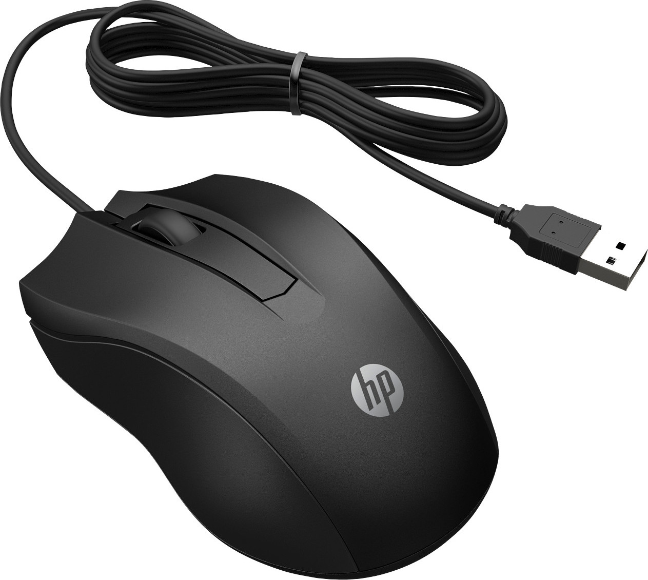 HP Inc. HP myš - 105 Black Wired Mouse EURO