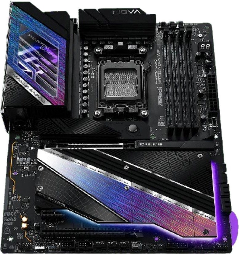 ASRock MB Sc AM5 X870E NOVA WIFI, AMD X870, 4xDDR5, 1xHDMI, 2xUSB4, WI-FI