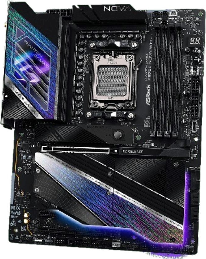ASRock MB Sc AM5 X870E NOVA WIFI, AMD X870, 4xDDR5, 1xHDMI, 2xUSB4, WI-FI