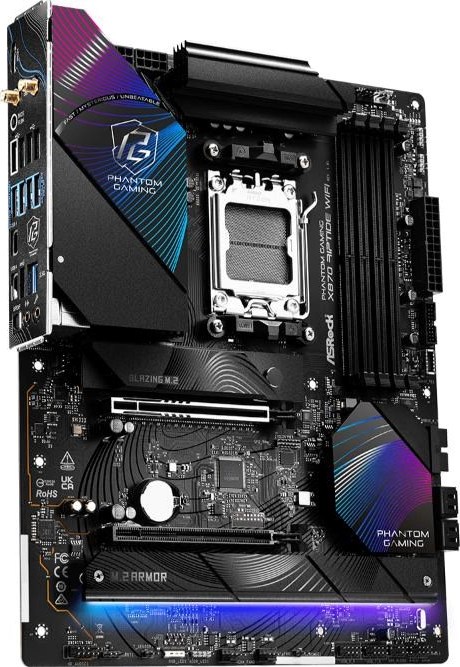 ASRock MB Sc AM5 X870 RIPTIDE WIFI, AMD X870, 4xDDR5, 1xHDMI, 2xUSB4, WI-FI