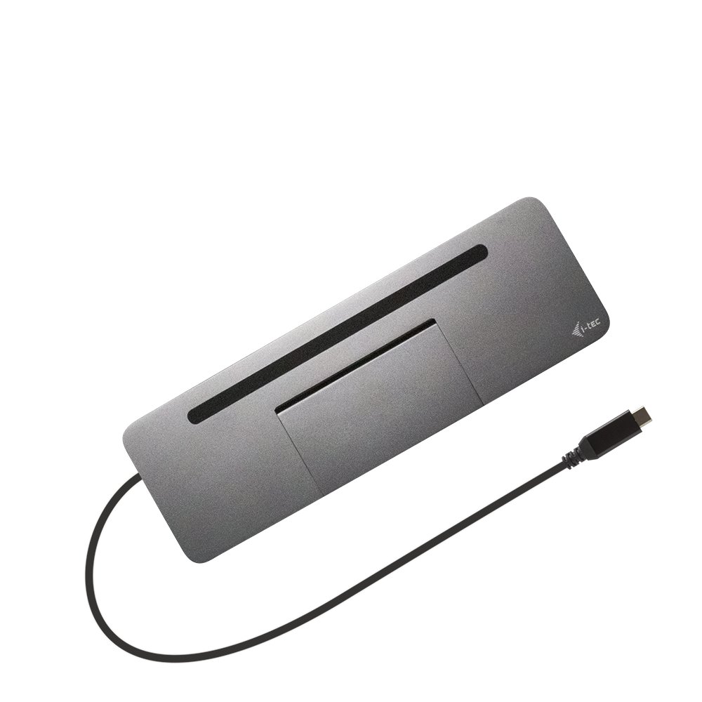 i-tec USB-C Metal Ergonomic 4K 3x Display Docking Station with Power Delivery 85W + i-tec Universal Charger 100W (bundle
