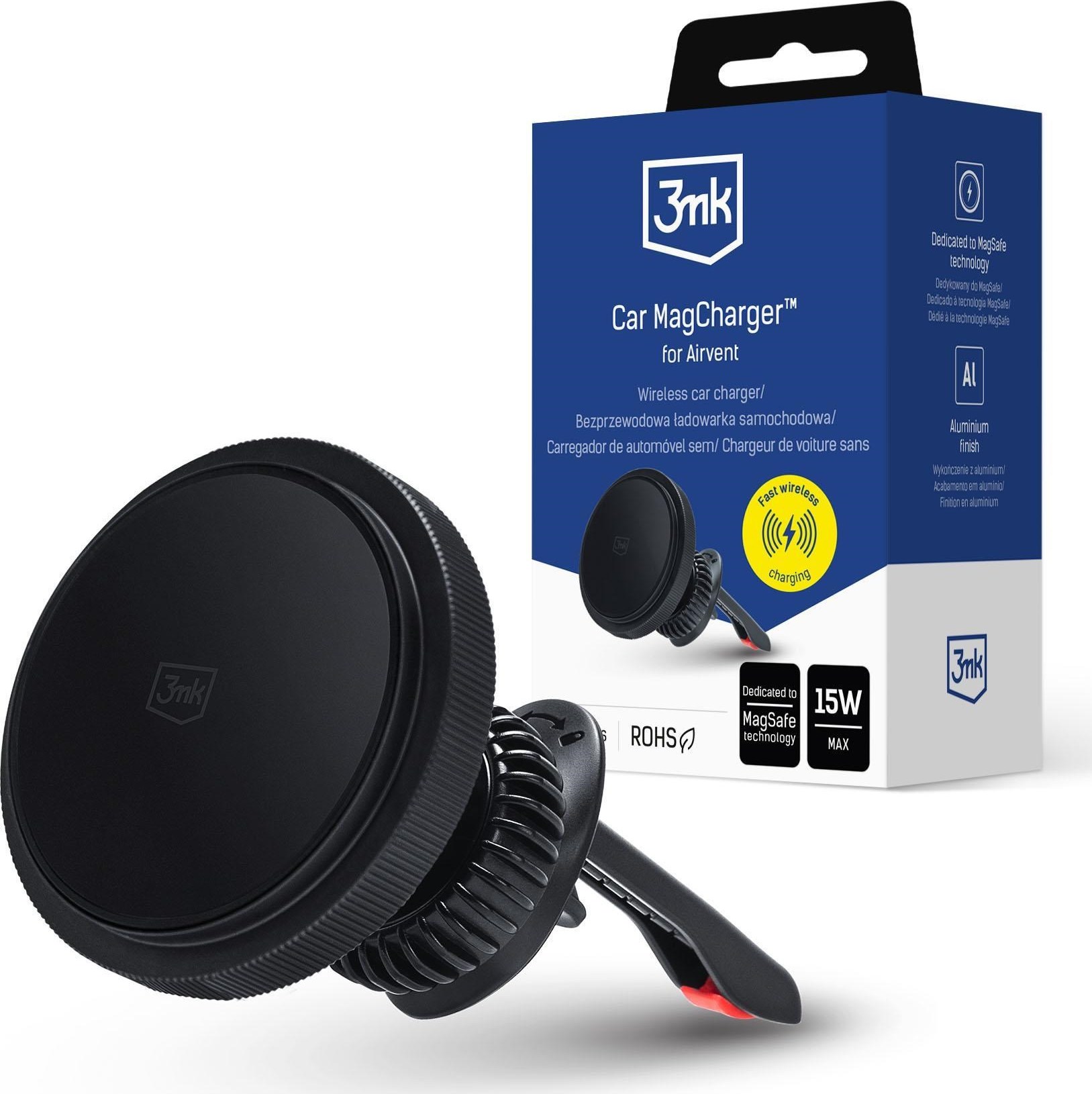 3mk držák do auta Car MagCharger™ for Airvent