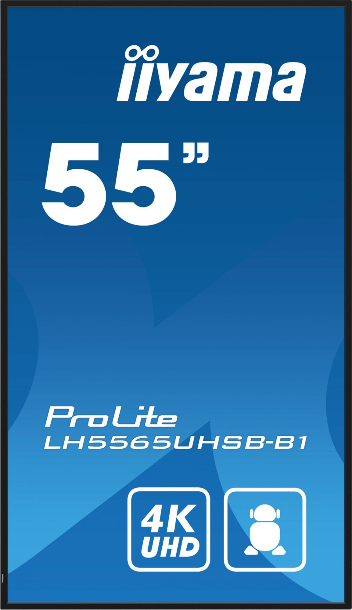 55" iiyama LH5565UHSB-B1: IPS,4K UHD,Android,24/7