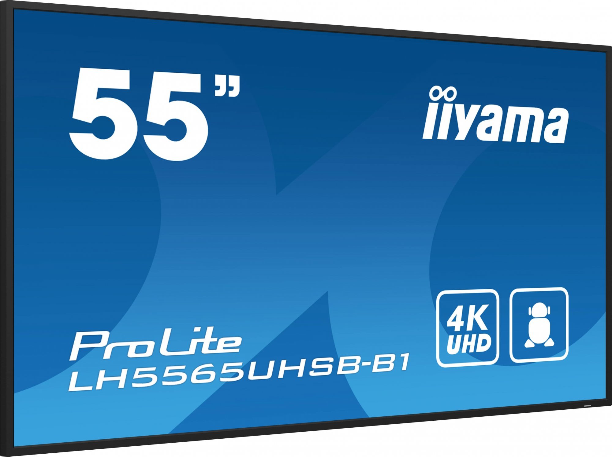 55" iiyama LH5565UHSB-B1: IPS,4K UHD,Android,24/7